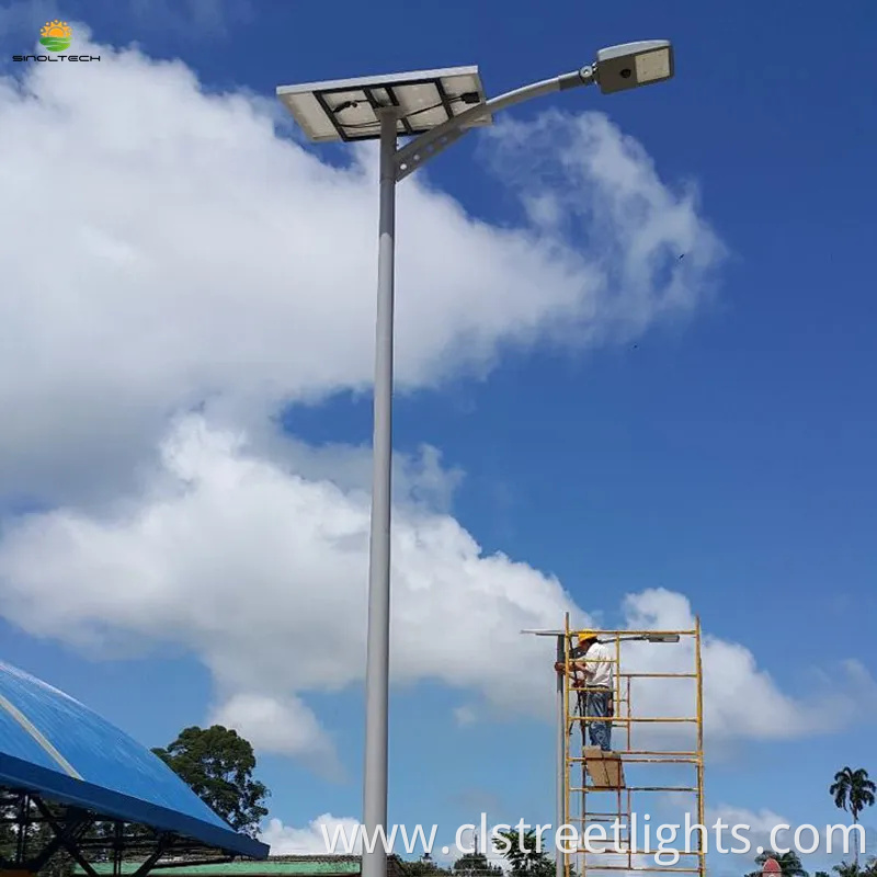 All in Two Design 100W. 120W Solar LED Street Lights (10~12M)